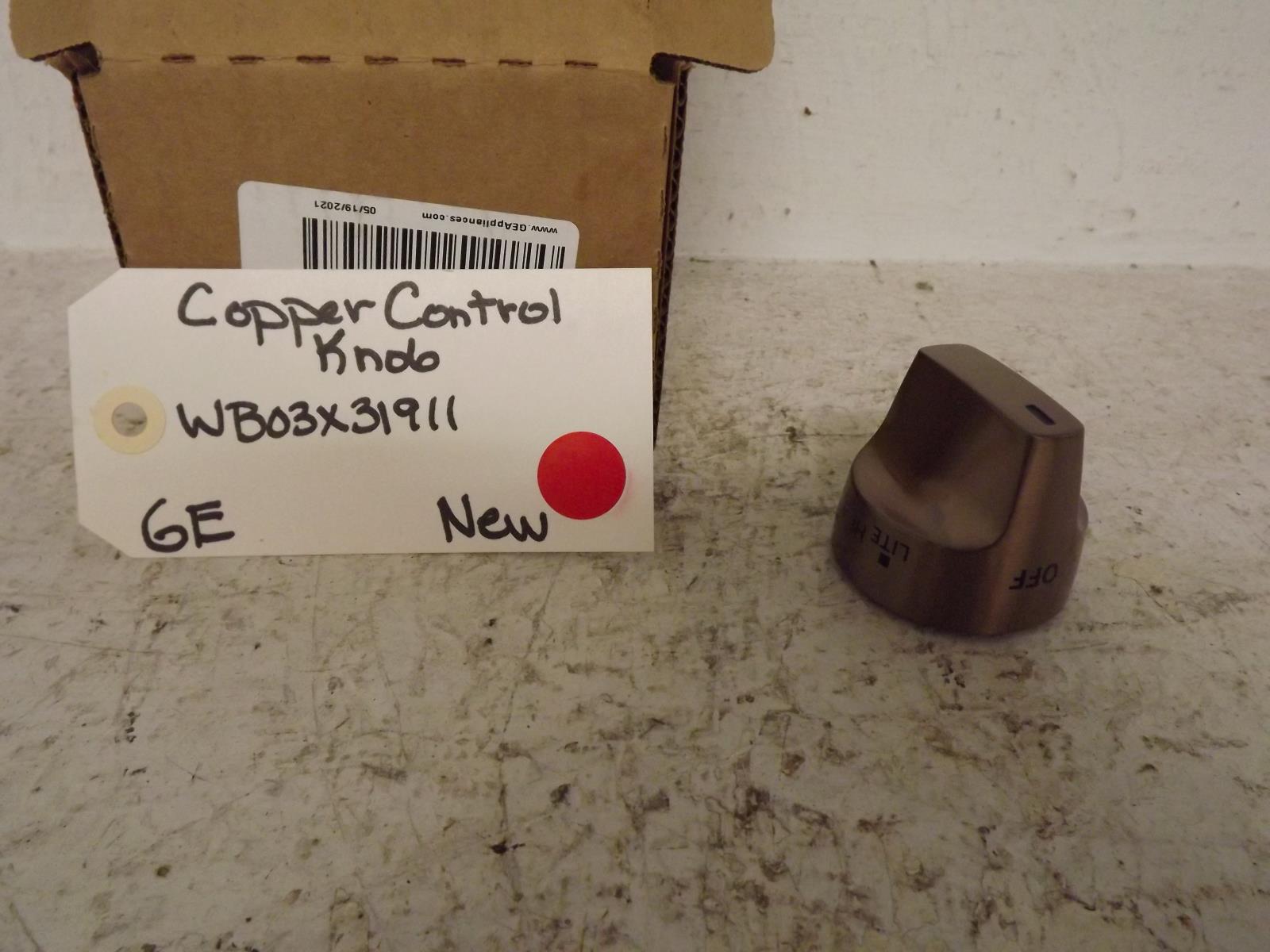 GE Stove WB03X31911 Copper Control Knob New GE Stove WB03X31911 Copper Control Knob New